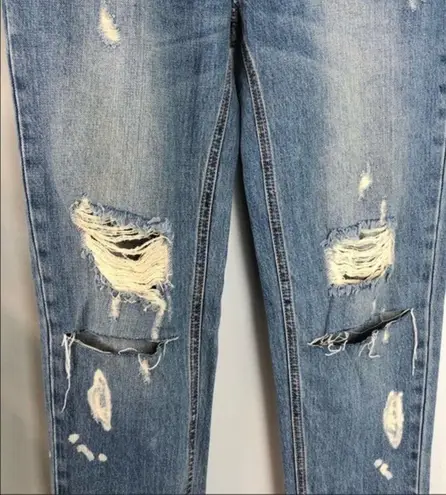 One Teaspoon NEW  Blue Buoy Awesome Baggies Jeans Sz 25 Ripped Booty Flirty