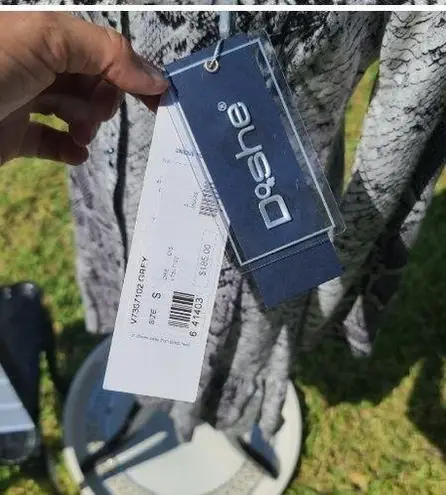 Doshe phython snakeskin embellished dress or duster/jacket sz S