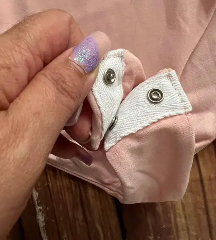 Lux LA Women Sleeveless Light Pink Stretchy Bodysuit Size Small