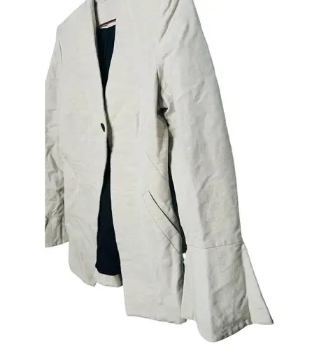 CO Clay Gray Collarless Flare Cuff V