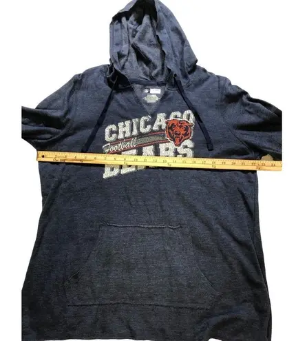 NFL  Womens XXL Chicago‎ Bears Lightweight Sweatshirt Hoodie Football