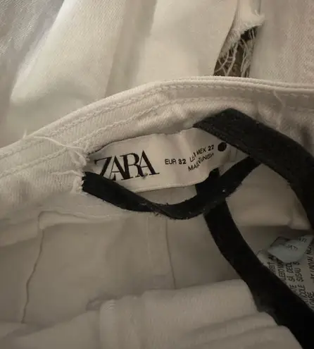 ZARA White Jeans