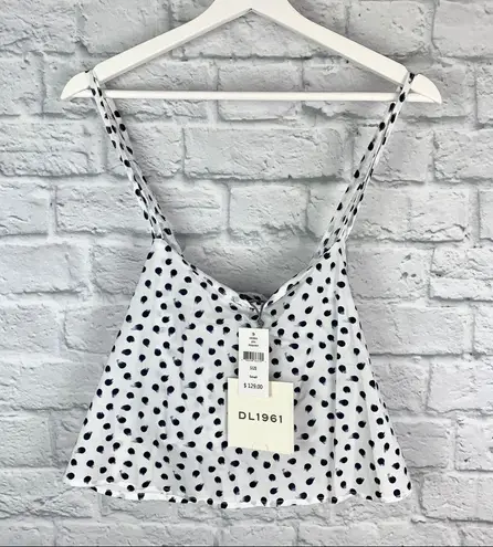 DL1961 Women's Pearl St Polka Dot Tank Top Blouse M