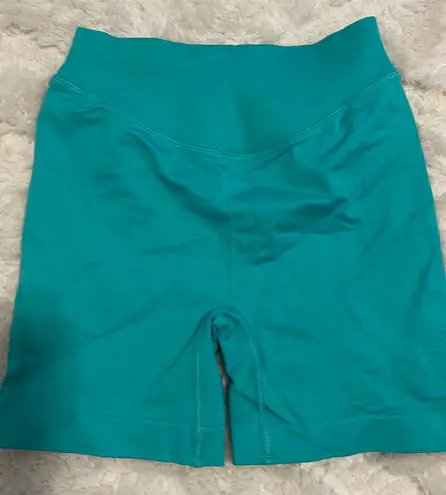 Gymshark Teal Sweat Seamless Shorts