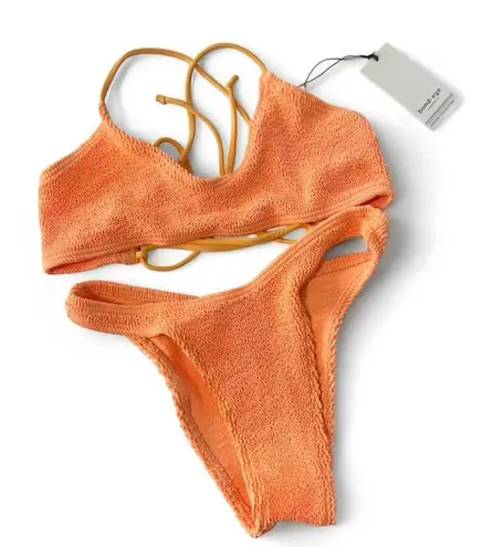 NEW Bond Eye 2pc Selena Top Scene bottom Tangerine Orange OS Size undefined