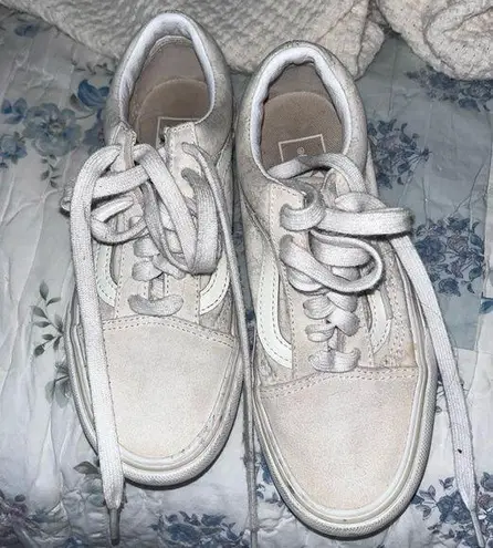 Vans Cream colored platform