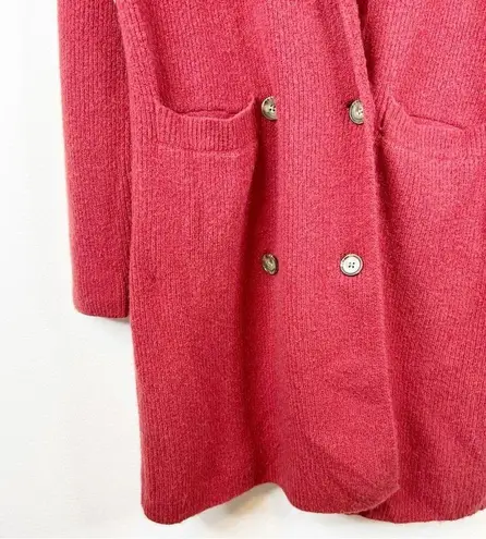 J.Crew  Double Breasted Wool Blend Longline Cardigan XS