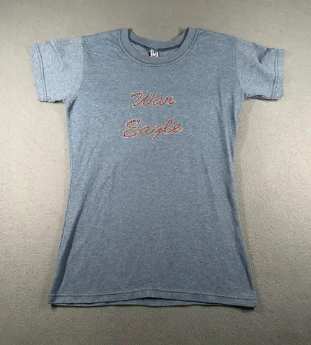 Auburn Tigers Shirt Womens Large Boxercraft Girl War Eagle Blue SS T