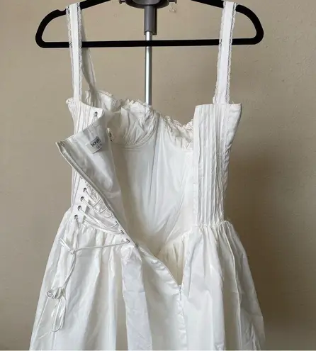 House Of CB  'Pietra' White Corset Mini Dress NWOT size XS