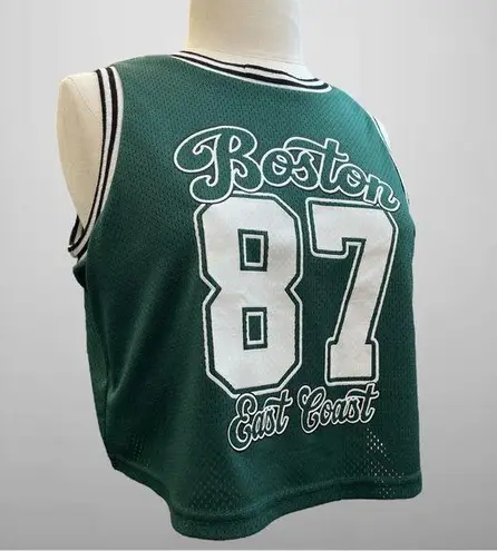 Orange Kiss Boston Streetwear Crop Jersey