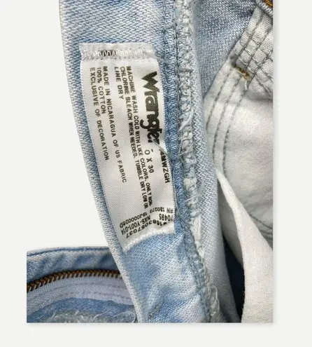 Vintage Wrangler Light Wash Tapered Leg Size 0 Blue