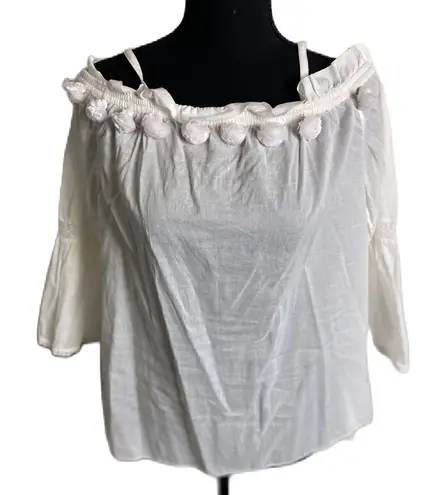 #317 FIGUE The Anita Cotton Top White