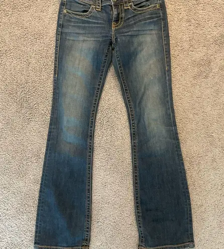 Victoria's Secret VS  Low 5 Flap Boot Cut Vintage Jeans Pants sz 2, Like New