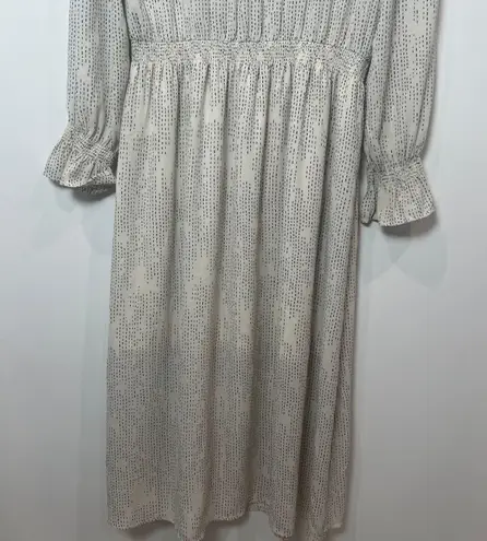 VERO MODA Aware Midi Long Sleeve Semi Sheer Dress