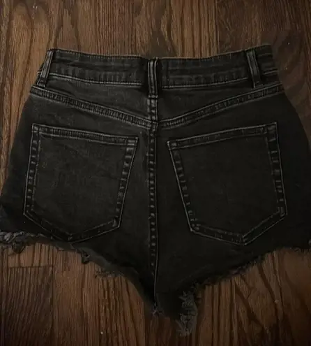 ZARA  Black Jean Shorts