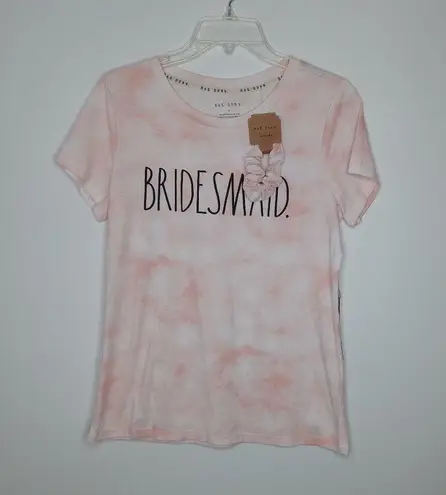 Rae Dunn  BRIDESMAID T-Shirt with Scrunchie