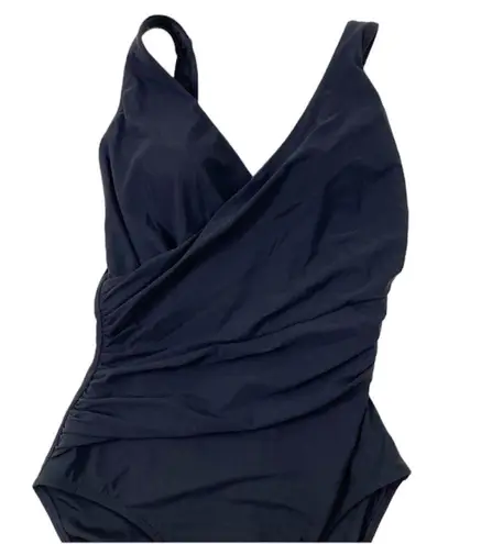 L.L.Bean  Solid Black One Piece Swim Suit