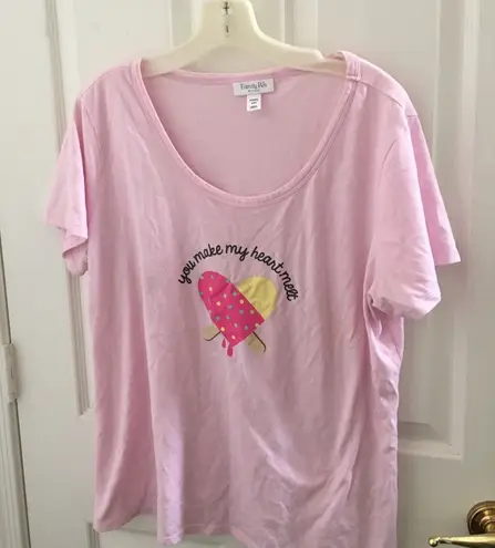 FINAL MARKDOWN LADIES family pj’s sleep top xxl Size 2X