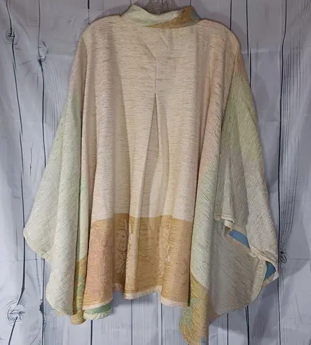 Vintage Irish Cape Collection Mary Flaherty Elegant Women's Bat Wing Cape Green Size XXL