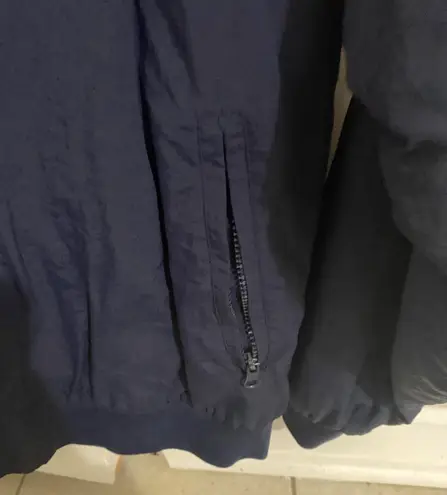 Men’s Six Flags Fleece Coat Blue Size XL