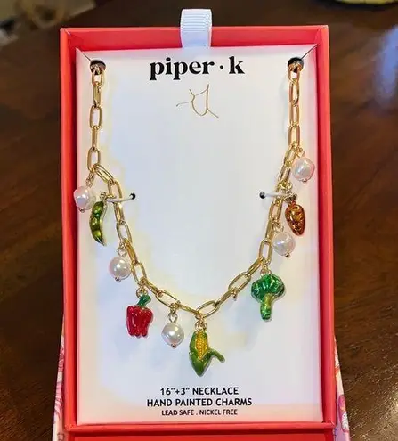 Piper K Viral Vegetable Necklace!! š½ š„¦ š„ š« š«