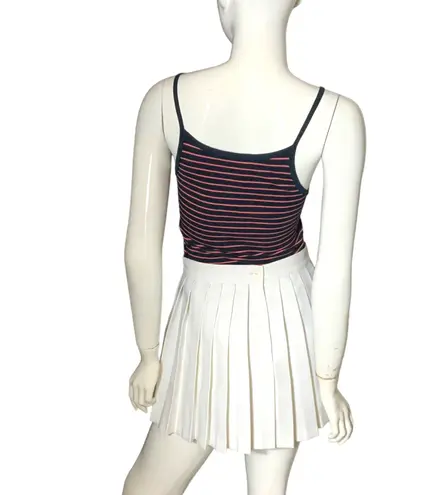 Adidas White Pleated Tennis Skirt