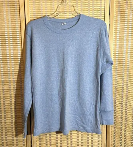 Vintage Two Piece Light Blue Pajama Set JE Morgan Top La Dees Bottoms XL Size L