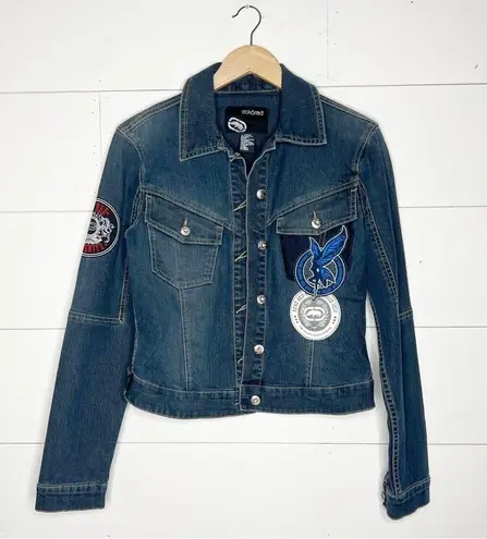 Vintage Y2K 00’s Ecko Red Fairy Denim Jacket Size M