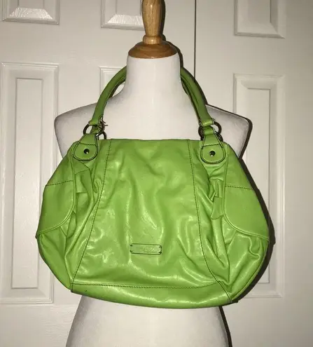 Nine & Co. OVERSIZED GREEN SHOULDER BAG