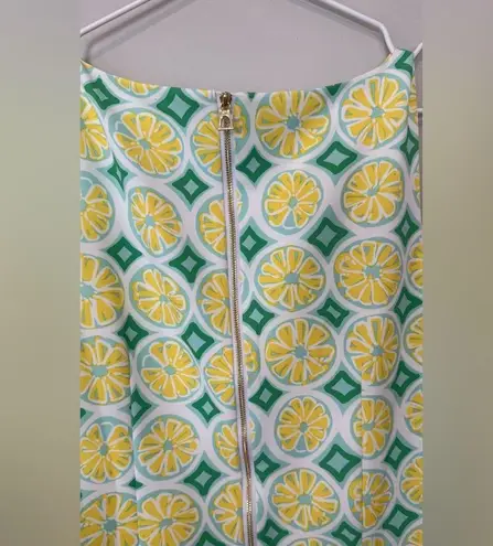 Sail To Sable STS Shift Dress Size Medium Sleeveless Yellow Lemon Green $2151748