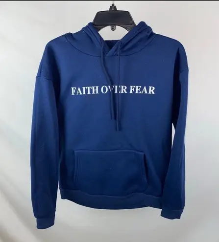Faith hoodie Blue