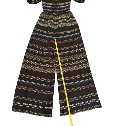 Hutch Anthropologie Sunset Embroidered Jumpsuit Multicolor Sz XS