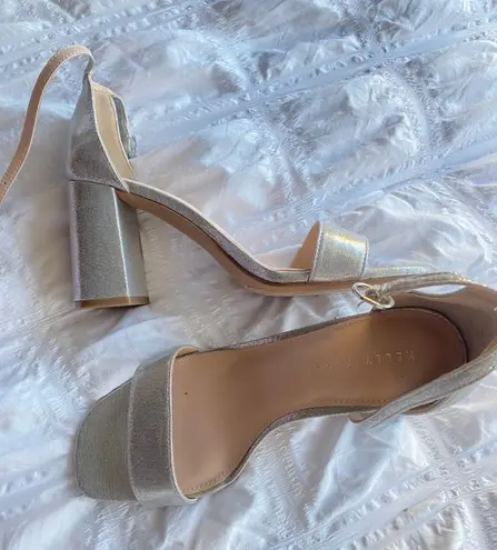 Kelly & Katie Silver High Heel Shoes