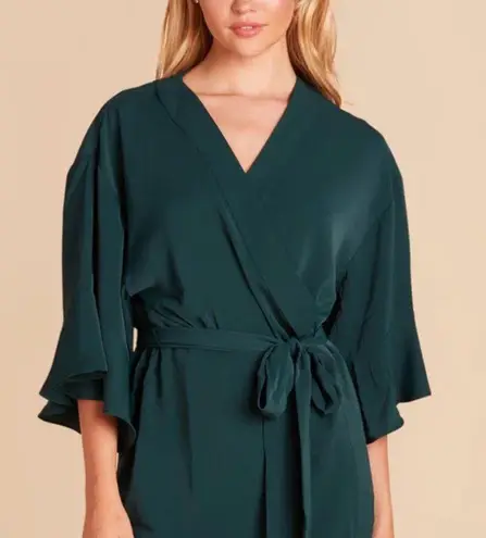 Birdy Grey Kenney ruffle robe emerald XS/S