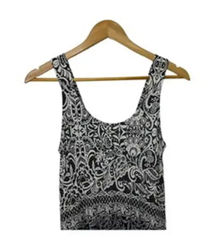 Soma Sleeveless A-Line Short Dress Lacey Stripe Ivory Women's Small