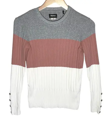 Barbour Women’s Tartan Collection Colorblocked Slimfit Ribknit Sweater