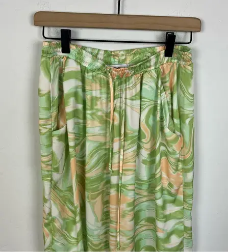 RESA Swirl Blouse & Pants Set Green Size XS