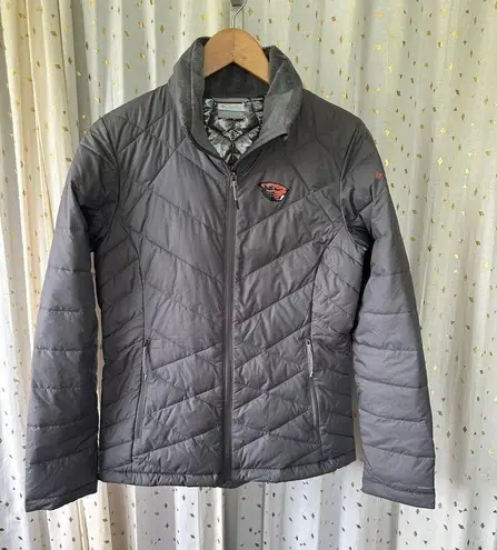 Columbia Oregon State Univesity OSU Beavers Heavenly Puffer Omni- HEAT Jacket S