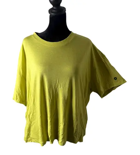 Allbirds Relaxed Fit Tee Women Size L Green Casual Minimalist Short Sleeve Top