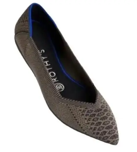 Rothy's RARE Walnut Python Point Flats