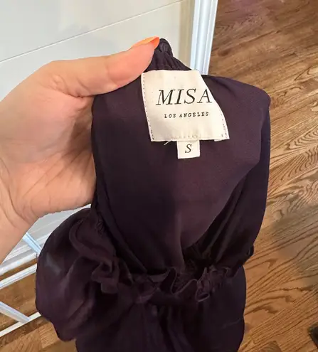 MISA Los Angeles Purple Mini Dress