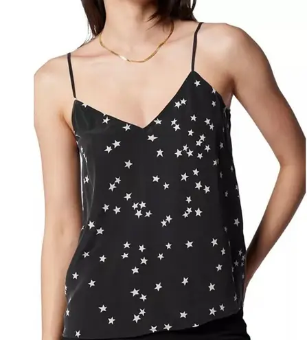 Equipment Women's Layla Black Sleeveless V-Neck 100% Silk Cami Top Size XS