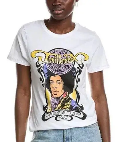 PRINCE PETER Jimi Hendrix European Tour Tee M 18.5” p2p White $60 Retail NWT Size M