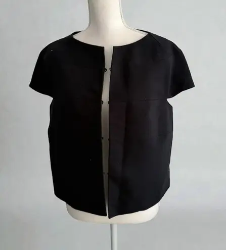 The Limited  Black Scandal Collection Short Sleeve Blazer Jacket Size Medium