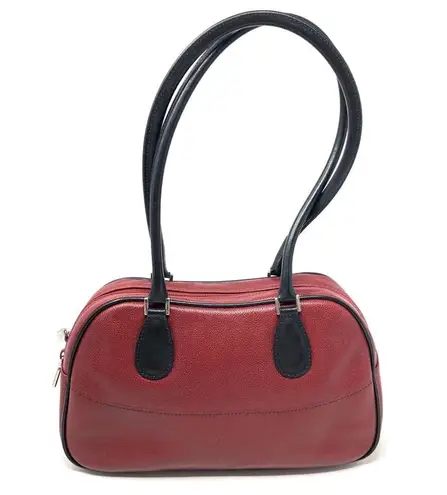 Furla brick red bowler bag, made in Italy