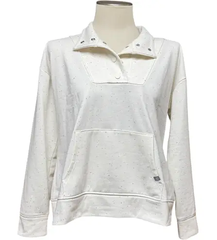 Talbots T by  Pullover Long Sleeve Cream Off White Multi Color Speckle Medium - Image 1