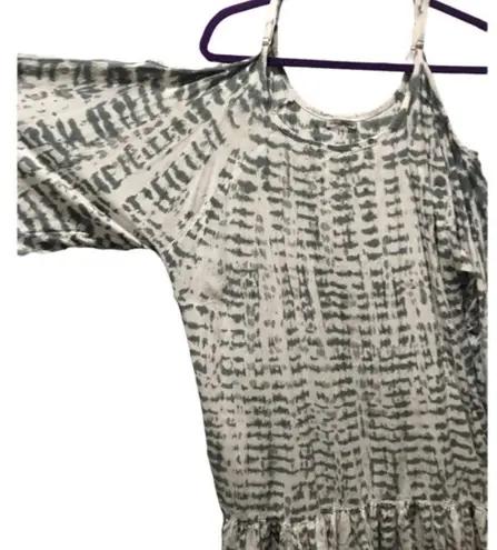 Tiare Hawaii Tie Dye Frilly Blouse - Size XL