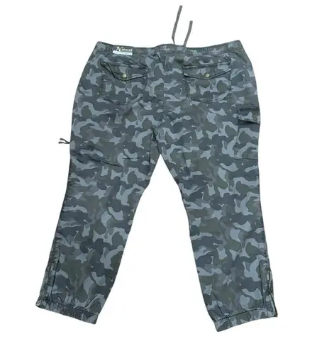 Natural Reflections Women’s XXL Camo Bella Vista Stretch Twill Jogger Pants NWT
