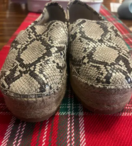 Sam Edelman Snake Print Espadrille flats