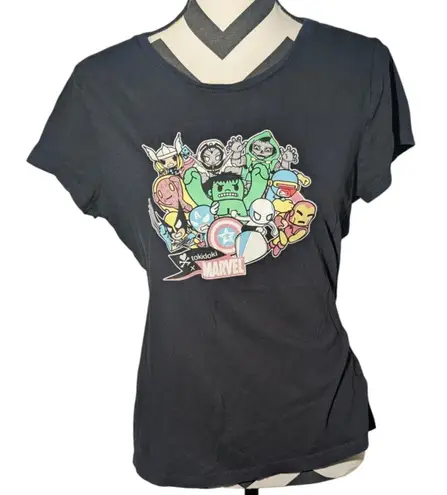Tokidoki x MARVEL XL Cute Superhero Graphic T
